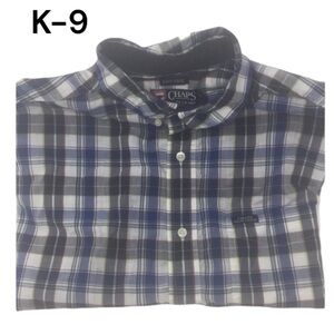 Chaps Size Large Button Down Short Sleeve